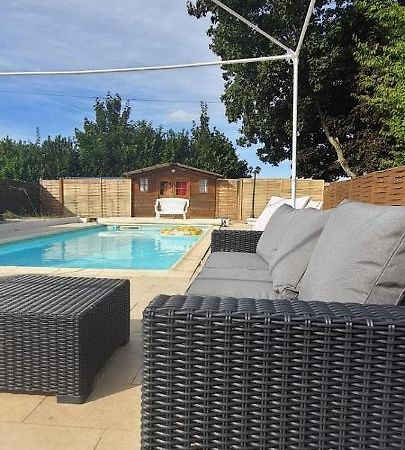 Studio Meuble Avec Piscine Partagee La Ferté-Gaucher Eksteriør bilde